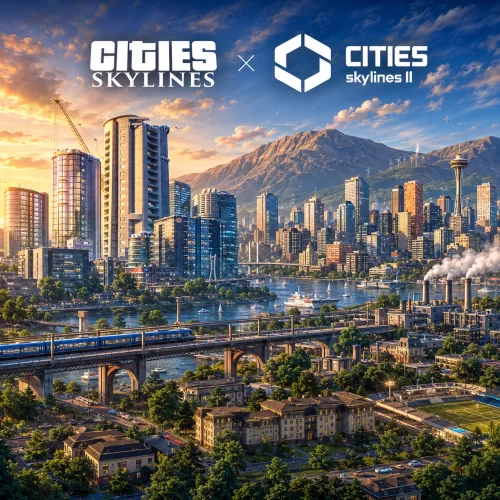  ⭐ STEAM ORTAK ERİŞİM CİTİES SKYLİNES + CİTİES SKYLİNES 2 ⭐